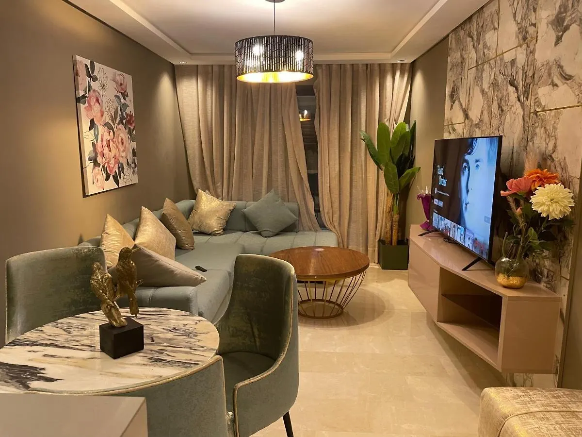 Luxury Living Apartment With Large Terrace In Maarif Casablanca Marocko